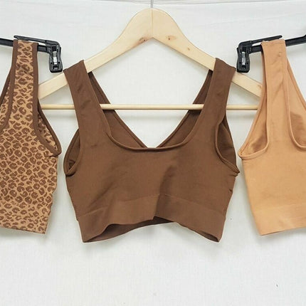 3X Rhonda Shear 9202 Jacquard Ahh Bra w Removable Pad, DRKMOCHA/MOCHA/MOCHAPRINT