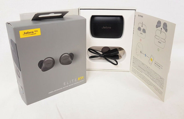 Jabra Elite 85t In-Ear Wireless Headphones - Titanium Black