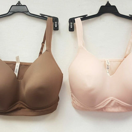 LOT OF 2 Rhonda Shear #0024 Molded Cup Wireless Bras - CHOOSE COLOR PACK