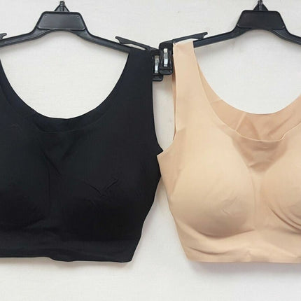 LOT OF 2 RHONDA SHEAR Women's 9594 Invisible Body Bras - CHOOSE COLOR PACK
