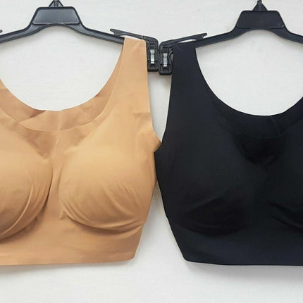 LOT OF 2 RHONDA SHEAR Women's 9594 Invisible Body Bras - CHOOSE COLOR PACK
