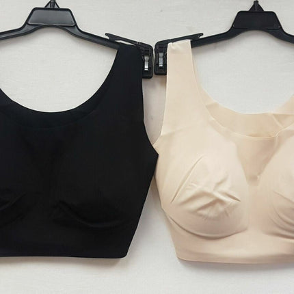 LOT OF 2 RHONDA SHEAR Women's 9594 Invisible Body Bras - CHOOSE COLOR PACK