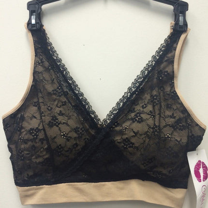 Rhonda Shear Seamless Ahhlette Bra with Lace Crossover 9348 ( 1 Bra Only)