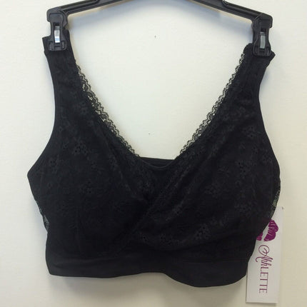 Rhonda Shear Seamless Ahhlette Bra with Lace Crossover 9348 ( 1 Bra Only)