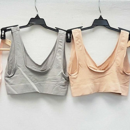 LOT OF 4 Rhonda Shear #9588 Ahh Seamless Leisure Bras - CHOOSE COLOR PACK