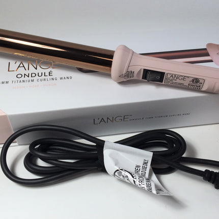 LANGE L’ANGE Ondule Titanium Curling Wand, Blush