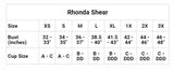 Rhonda 1612 Shear Seamless Zip Front Comfort Bra (1 Bra Only)Choose Color & Size
