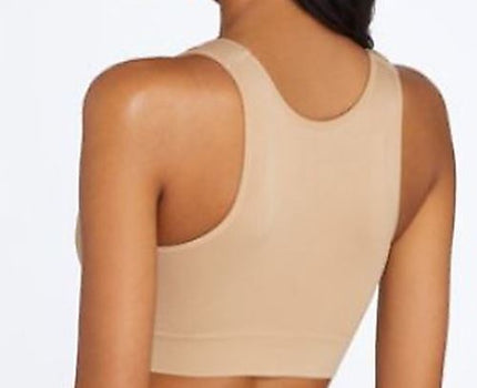 Rhonda 1612 Shear Seamless Zip Front Comfort Bra (1 Bra Only)Choose Color & Size