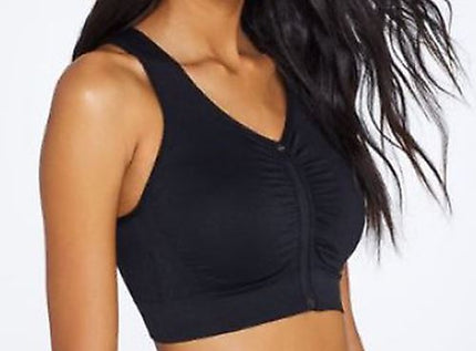 Rhonda 1612 Shear Seamless Zip Front Comfort Bra (1 Bra Only)Choose Color & Size