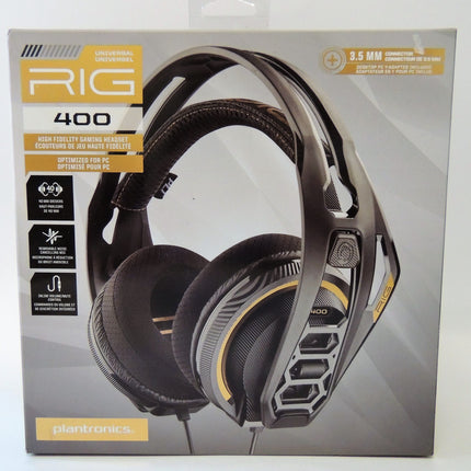 Plantronics RIG 400 Over-Ear Noise Cancelling Gaming Headset - Black