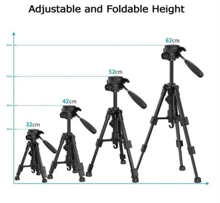 NEW, BOMAKER BY388 Adjustable Tripod for Projector, Camera, DSRL, 360 Degree