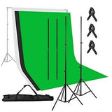 NEW PHOTO BACKDROP STAND 10ft x 6.6ft Adjustable Photography Backgrounds Brand NEW
