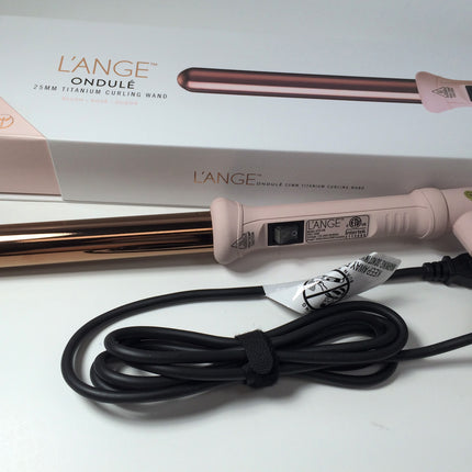 LANGE L’ANGE Ondule Titanium Curling Wand, Blush