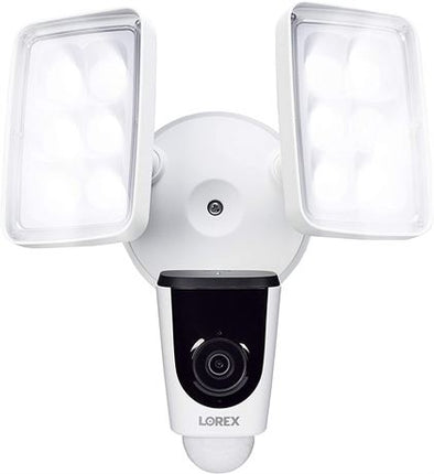 Lorex 1080p Wi-Fi Dual Floodlight Camera, Fully weatherproof USED USED GOOD IN RETAIL BOX