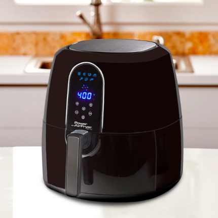 Power Elite 5.5-Quart Digital AirFryer with Bonus Hardcover Cookbook