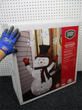 Berkley Jensen 57″ Pre-Lit 3D Snowman with Snowflakes