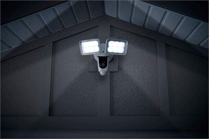 Lorex 1080p Wi-Fi Dual Floodlight Camera, Fully weatherproof USED USED GOOD IN RETAIL BOX