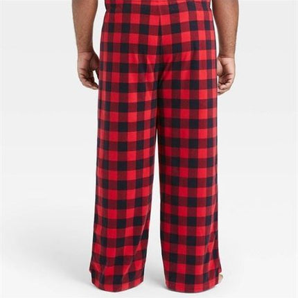 SIZE MEDIUM NEW, Wondershop Men's Plaid Match Family Fleece Pajama Pants