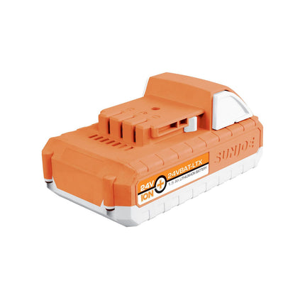 Snow Joe + Sun Joe 1.5 AH iON+ 24VBAT-LTX EcoSharp® LITE Lithium-Ion Battery, 24-Volt, LIKE NEW