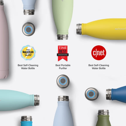 NEW, THE CRAZY CAP 2 Self-Cleaning + Water Purification 500ml - CHOOSE COLOUR MSRP $139.95