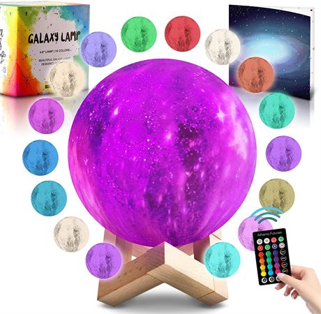 NEW, Athena Futures 4.8" Galaxy Lamp-16 Color AS D18-P