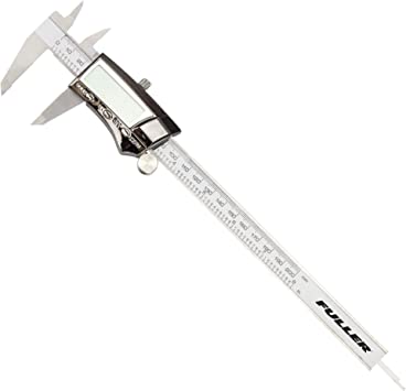 Fuller Precision 8-Inch SAE/Metric Digital Fractional Calipers, 222-1022
