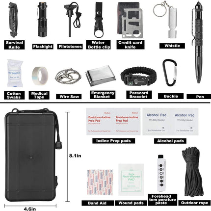 ProCase Survival Kit 40 in 1, Survival Gear