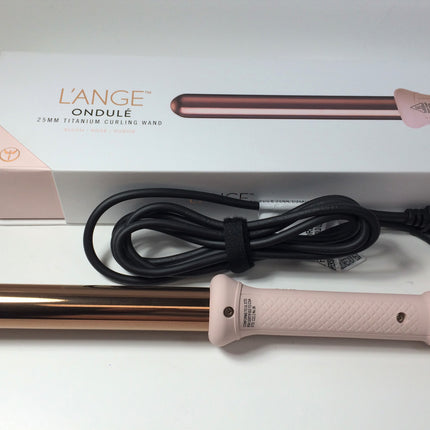 LANGE L’ANGE Ondule Titanium Curling Wand, Blush