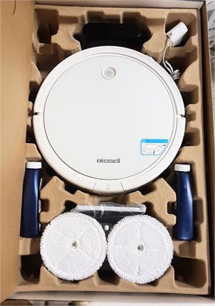 BISSELL 2859C SpinWave Plus Wet and Dry Robotic Vacuum, WHITE