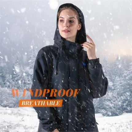 NEW, IUREK ZD960 Unisex Electric Heated Jacket w/ Portable Power Bank - Choose Size