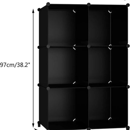 NEW, JOISCOPE DIY 6 Cabinet Storage in WHITE, ZR-ZWJ-WHT-6