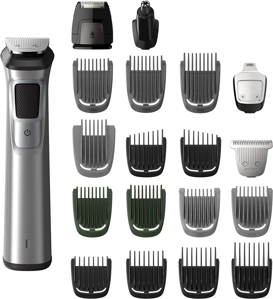 PHILIPS 7000 Series Norelco Steel Multigroom All-in-One Trimmer MG7750 - 22 PCS LIKE NEW