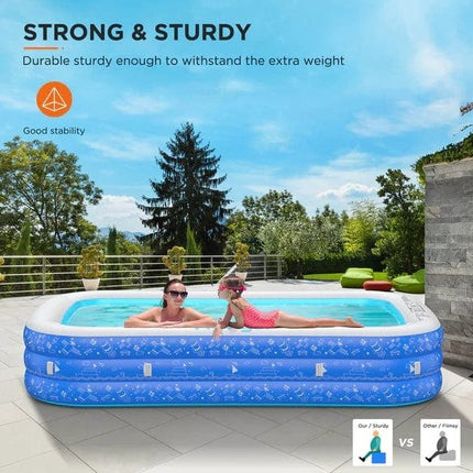 NEW, HYVIGOR Inflatable Swimming Pool w/ Removable Canopy, HY-P3
