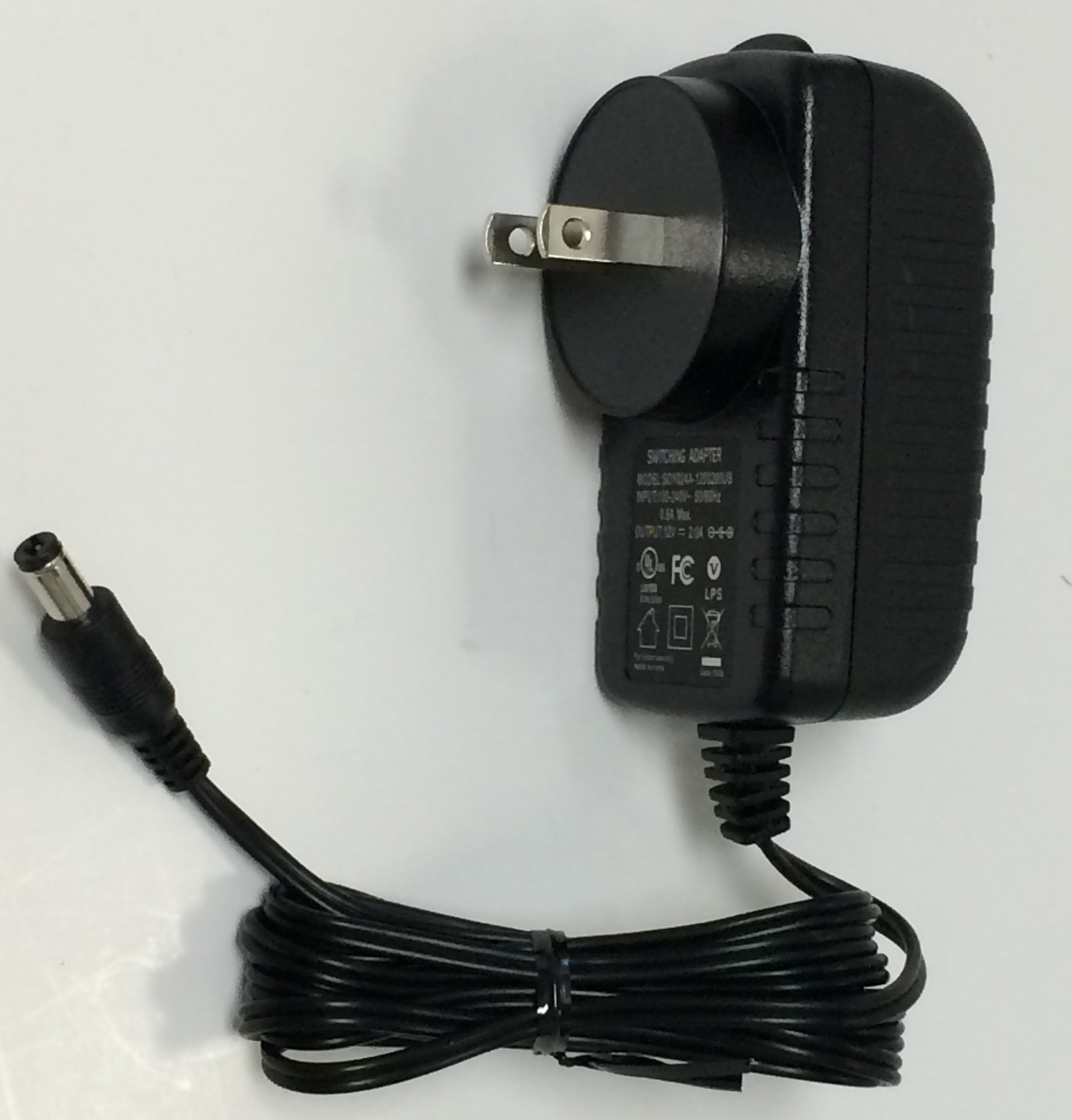 NEW, Switching Power Adapter DC Output Model SOY024A-1200200US, ( 5 ft )