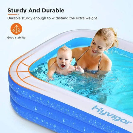 NEW, HYVIGOR 3m Inflatable Swimming Pool, HY-P2
