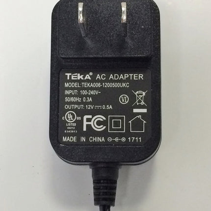 NEW, AC Adapter for Model TEKA006-1200500UKC (5 Ft )