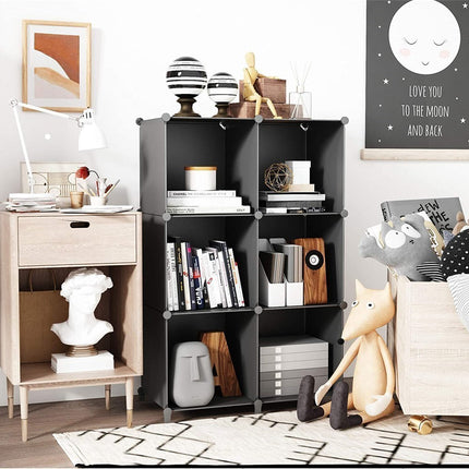 NEW, JOISCOPE DIY 6 Cabinet Storage in WHITE, ZR-ZWJ-WHT-6