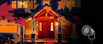 New, Holiday Charms LED lights 12 Interchangeable Slides - Night Stars (brown box)