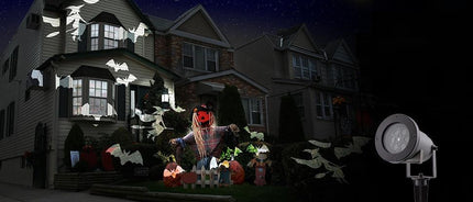 New, Holiday Charms LED lights 12 Interchangeable Slides - Night Stars (brown box)