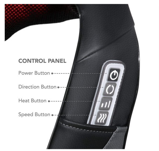NEW, MAXKARE Shiatsu Shoulder Massager with Kneading and Heat, XKMS-412