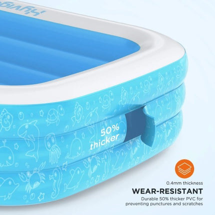 NEW, HYVIGOR 2.4m Inflatable Swimming Pool, HY-P1