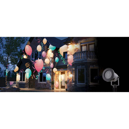 New, Holiday Charms LED lights 12 Interchangeable Slides - Night Stars (brown box)