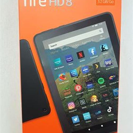 Amazon Fire HD8, 8-inch 10th Generation Tablet in Black, 32 GB LIKE NEW