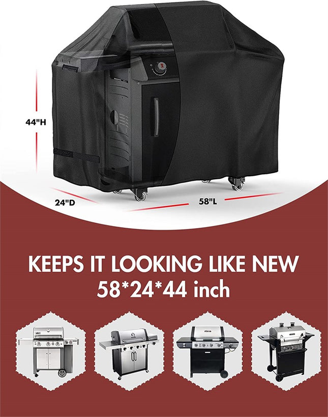 NEW, ANSTA 600D Oxford Fabric Gas Barbecue 58" Cover, GECP018BB