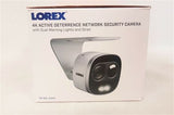 Lorex LNB8105X POE 4K Active deterrence network camera Like New With Stand Like New Stand Included