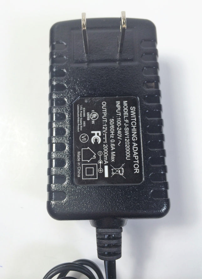 New, AC / DC Adapter Switching Cord Cable , Model FJ-SW1202000U