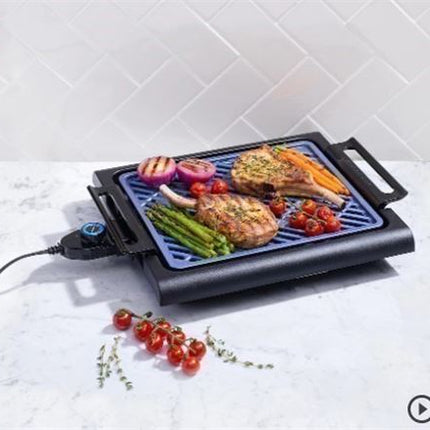 NEW GRANITESTONE Diamond Platinum Blue Electric Smokeless Grill