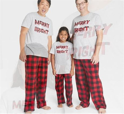 SIZE MEDIUM NEW, Wondershop Men's Plaid Match Family Fleece Pajama Pants