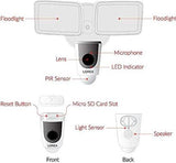 Lorex 1080p Wi-Fi Dual Floodlight Camera, Fully weatherproof USED USED GOOD IN RETAIL BOX