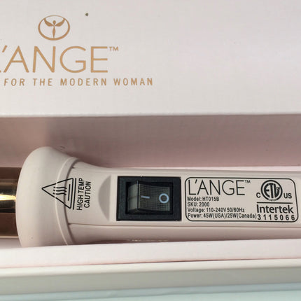 LANGE L’ANGE Ondule Titanium Curling Wand, Blush